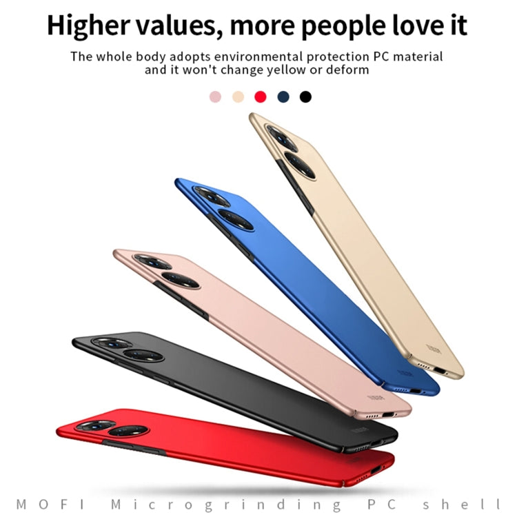 For Honor 50 Pro MOFI Frosted PC Ultra-thin Hard Case(Red) - Honor Cases by MOFI | Online Shopping South Africa | PMC Jewellery