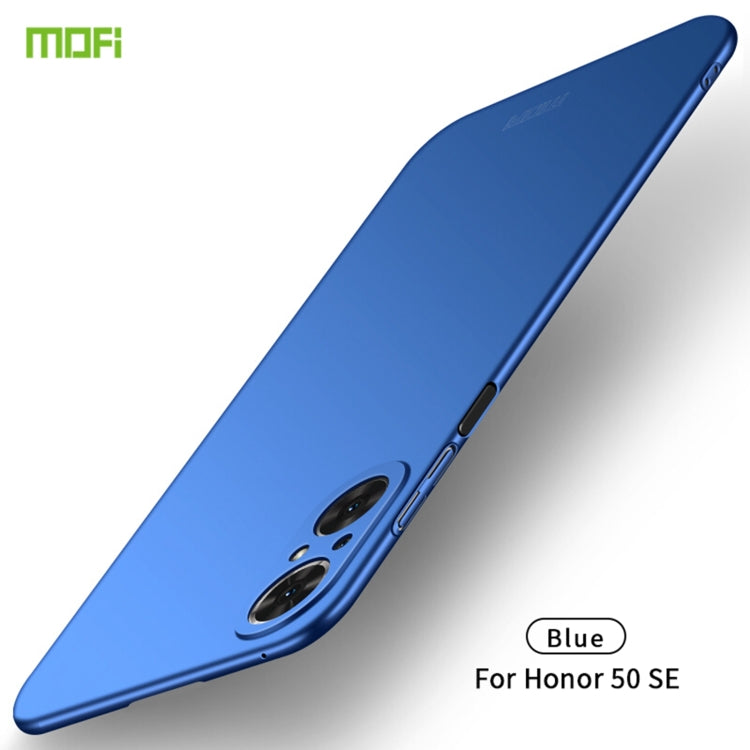 For Honor 50 SE MOFI Frosted PC Ultra-thin Hard Case(Blue) - Honor Cases by MOFI | Online Shopping South Africa | PMC Jewellery