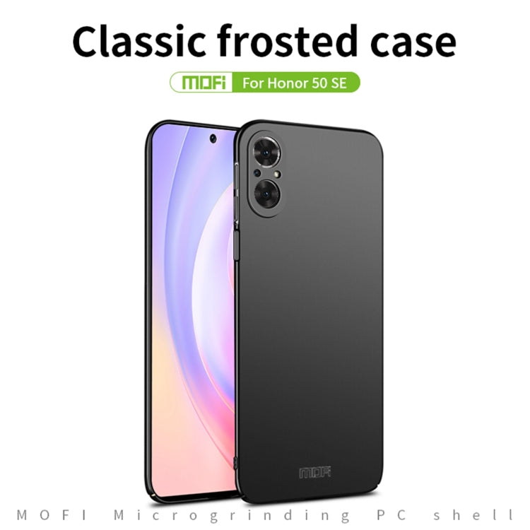 For Honor 50 SE MOFI Frosted PC Ultra-thin Hard Case(Red) - Honor Cases by MOFI | Online Shopping South Africa | PMC Jewellery