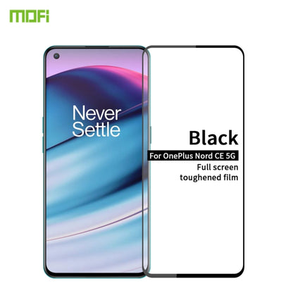 For OnePlus Nord CE 5G MOFI 9H 2.5D Full Screen Tempered Glass Film(Black) - OnePlus Tempered Glass by MOFI | Online Shopping South Africa | PMC Jewellery