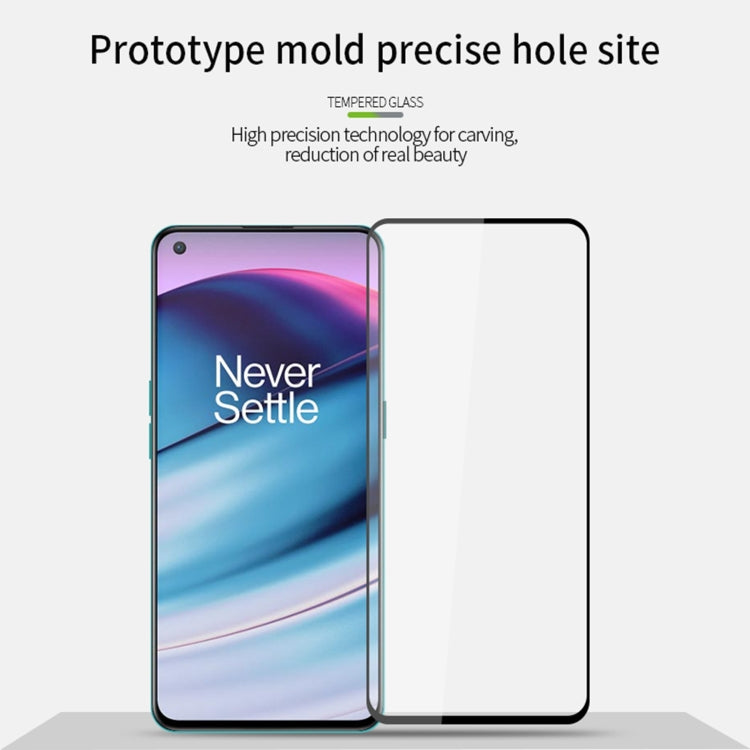 For OnePlus Nord CE 5G MOFI 9H 2.5D Full Screen Tempered Glass Film(Black) - OnePlus Tempered Glass by MOFI | Online Shopping South Africa | PMC Jewellery