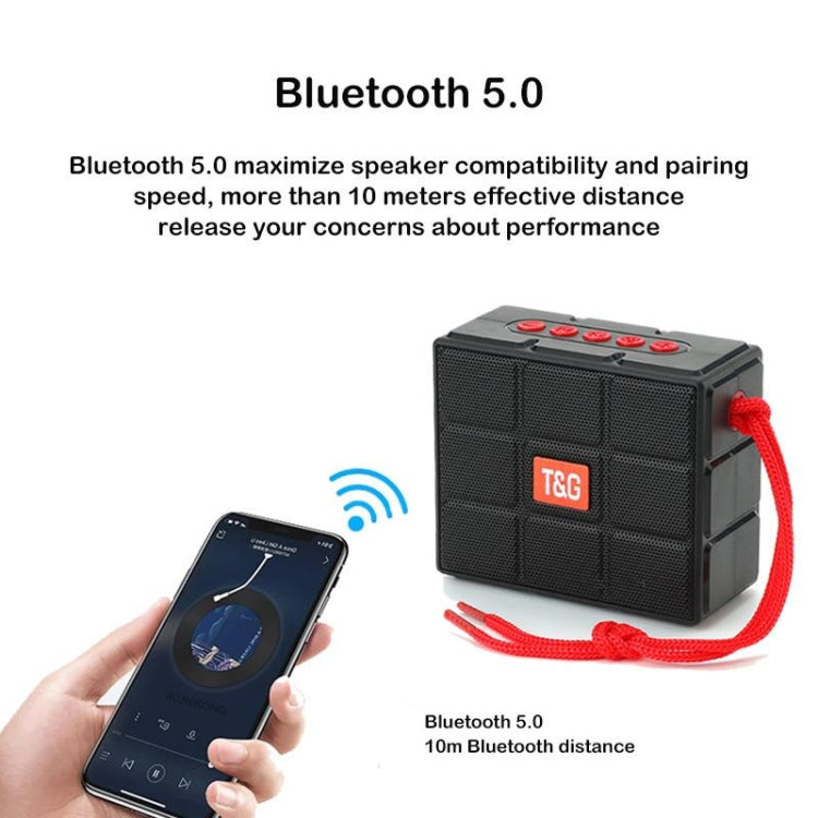 T&G TG311 LED Flashlight Portable Bluetooth Speaker, Support TF Card / FM / 3.5mm AUX / U Disk(Gray) - free shipping - PMC Jewellery - Order now!