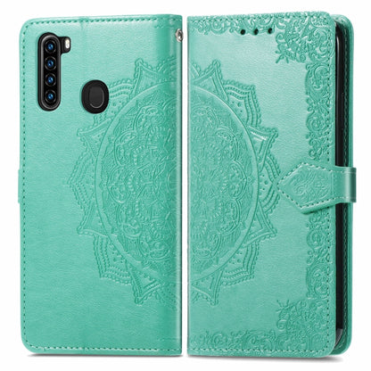 For Blackview A80 Pro Mandala Flower Embossed Horizontal Flip Leather Case with Holder & Three Card Slots & Wallet & Lanyard(Green) - More Brand by PMC Jewellery | Online Shopping South Africa | PMC Jewellery | Buy Now Pay Later Mobicred