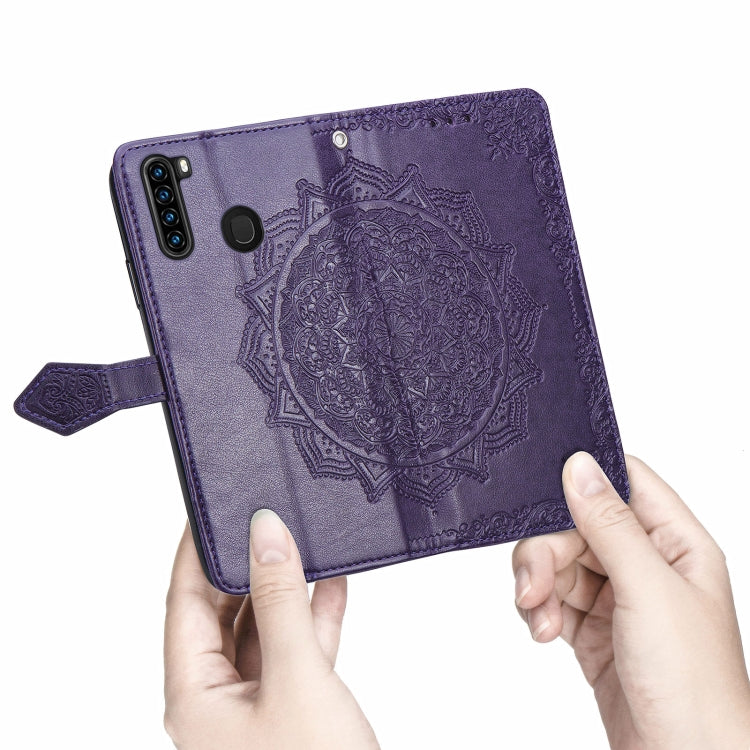 For Blackview A80 Pro Mandala Flower Embossed Horizontal Flip Leather Case with Holder & Three Card Slots & Wallet & Lanyard(Purple) - More Brand by PMC Jewellery | Online Shopping South Africa | PMC Jewellery | Buy Now Pay Later Mobicred