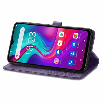 For Doogee X96 Pro Mandala Flower Embossed Horizontal Flip Leather Case with Holder & Three Card Slots & Wallet & Lanyard(Purple) - More Brand by PMC Jewellery | Online Shopping South Africa | PMC Jewellery | Buy Now Pay Later Mobicred