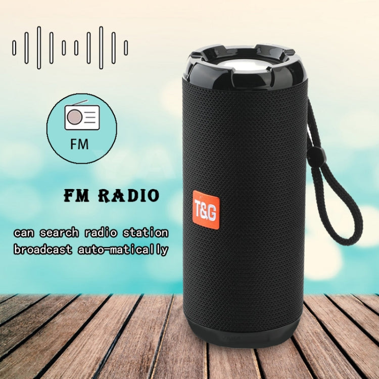 T&G TG621 Portable Waterproof 3D Stereo Wireless Speaker, Support FM Radio / TWS / TF Card(Gray) - Waterproof Speaker by T&G | Online Shopping South Africa | PMC Jewellery | Buy Now Pay Later Mobicred