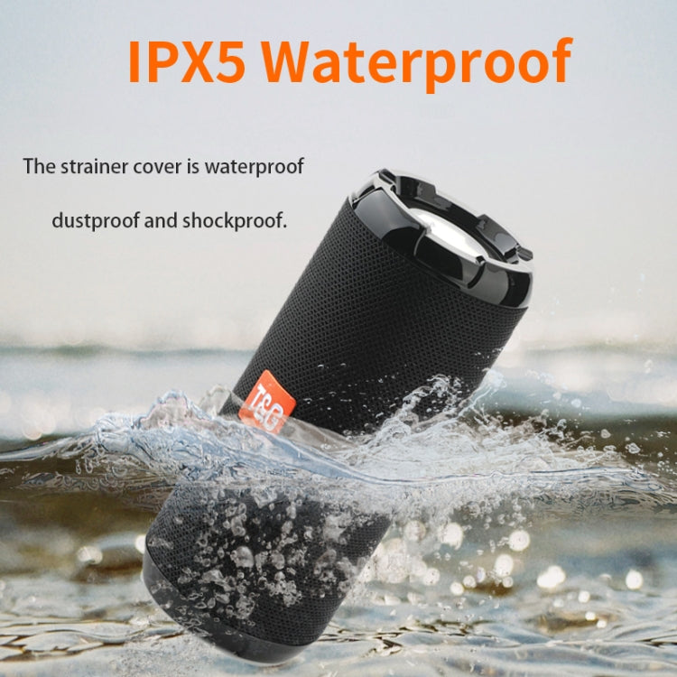 T&G TG621 Portable Waterproof 3D Stereo Wireless Speaker, Support FM Radio / TWS / TF Card(Black) - Waterproof Speaker by T&G | Online Shopping South Africa | PMC Jewellery | Buy Now Pay Later Mobicred