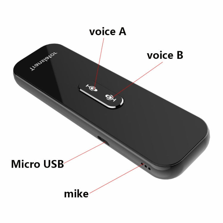 G6X Smart Real Time Voice Translator 40 Languages for Android IOS and Smartphone(Gray) -  by PMC Jewellery | Online Shopping South Africa | PMC Jewellery | Buy Now Pay Later Mobicred