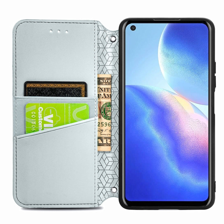 For Blackview A90 Blooming Mandala Embossed Pattern Magnetic Horizontal Flip Leather Case with Holder & Card Slots & Wallet(Gray) - More Brand by PMC Jewellery | Online Shopping South Africa | PMC Jewellery | Buy Now Pay Later Mobicred