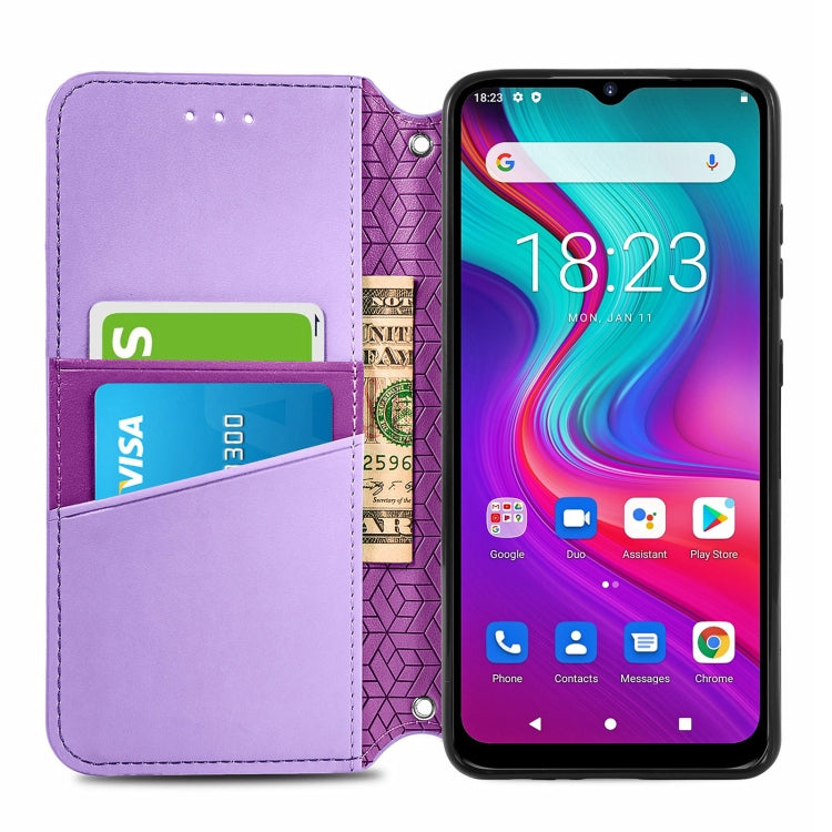 For Doogee X96 Pro Blooming Mandala Embossed Pattern Magnetic Horizontal Flip Leather Case with Holder & Card Slots & Wallet(Purple) - More Brand by PMC Jewellery | Online Shopping South Africa | PMC Jewellery | Buy Now Pay Later Mobicred