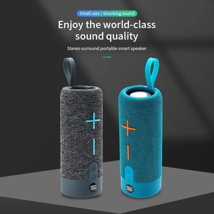 T&G TG619 Portable Bluetooth Wireless Speaker Waterproof Outdoor Bass Subwoofer Support AUX TF USB(Gray) - free shipping - PMC Jewellery - Order now!