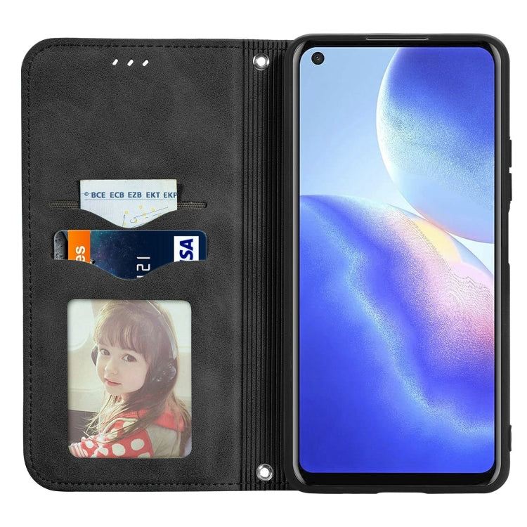 For Blackview A90 Retro Skin Feel Business Magnetic Horizontal Flip Leather Case with Holder & Card Slots & Wallet & Photo Frame(Black) - More Brand by PMC TechLife | Online Shopping South Africa | PMC TechLife | Buy Now Pay Later Mobicred