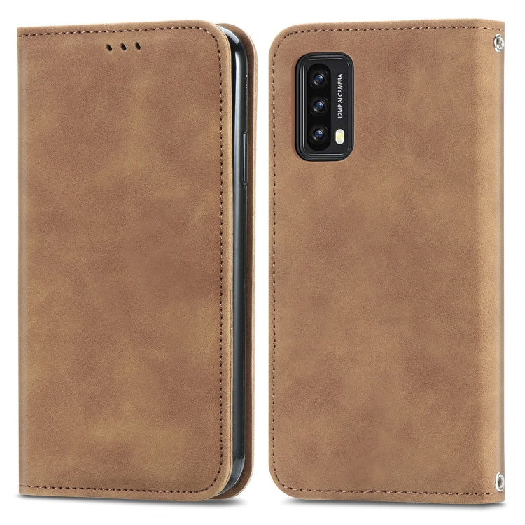 For Blackview A90 Retro Skin Feel Business Magnetic Horizontal Flip Leather Case with Holder & Card Slots & Wallet & Photo Frame(Brwon) - More Brand by PMC TechLife | Online Shopping South Africa | PMC TechLife