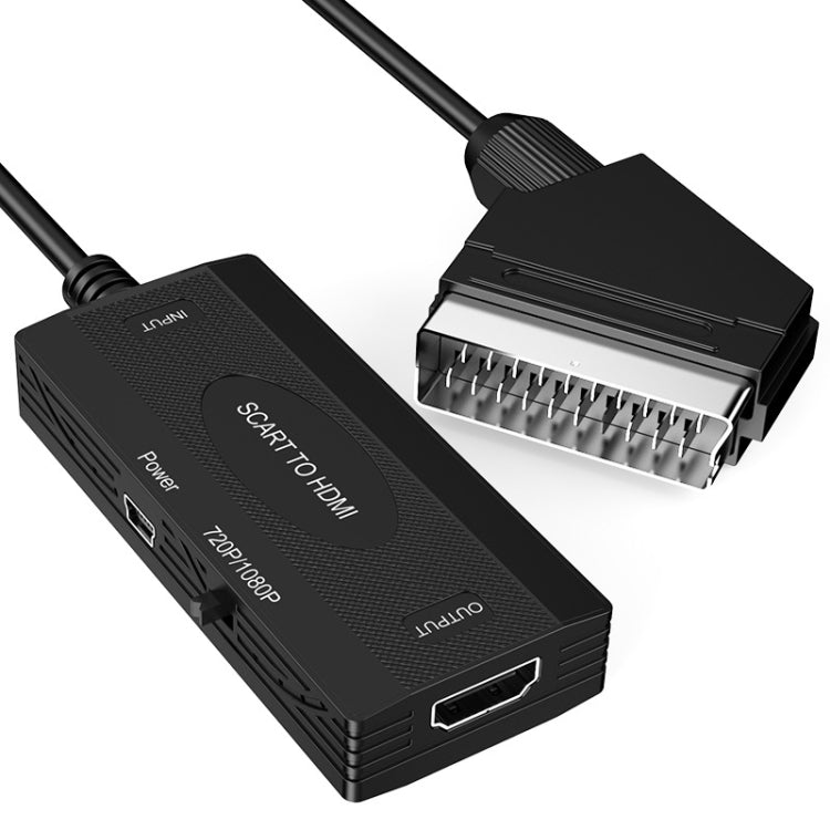 1080P SCART to HDMI Audio Video Converter Adapter - Converter by PMC Jewellery | Online Shopping South Africa | PMC Jewellery | Buy Now Pay Later Mobicred