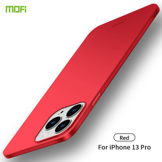 For iPhone 13 Pro MOFI Frosted PC Ultra-thin Hard Case(Red) - iPhone 13 Pro Cases by MOFI | Online Shopping South Africa | PMC Jewellery