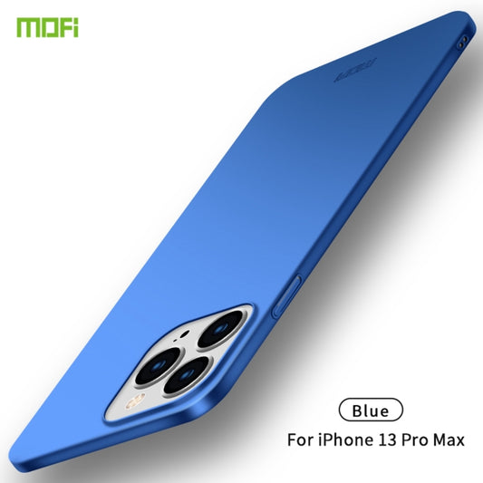 For iPhone 13 Pro Max  MOFI Frosted PC Ultra-thin Hard Case(Blue) - iPhone 13 Pro Max Cases by MOFI | Online Shopping South Africa | PMC Jewellery