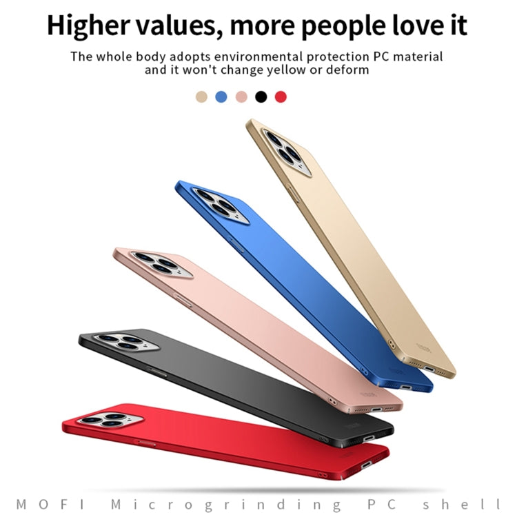 For iPhone 13 Pro Max  MOFI Frosted PC Ultra-thin Hard Case(Rose Gold) - iPhone 13 Pro Max Cases by MOFI | Online Shopping South Africa | PMC Jewellery