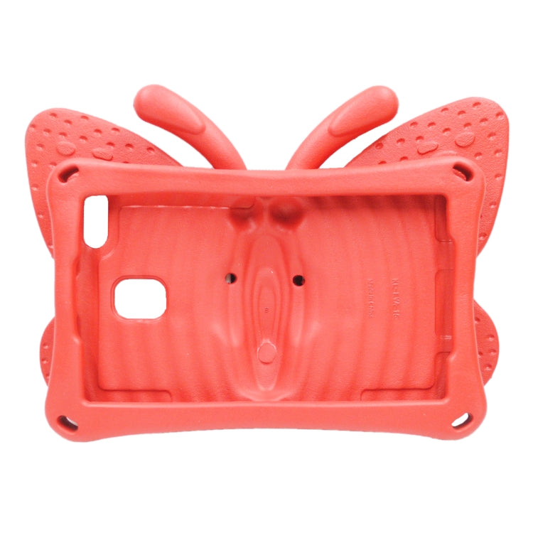 For Huawei MediaPad M5 8.4 / M6 8.4/ M3 8.0 / M3 8.4 / T3 8.0 / Honor Waterplay 8.0 Butterfly Kickstand EVA Children Tablet Case(Red) - Honor by PMC TechLife | Online Shopping South Africa | PMC TechLife | Buy Now Pay Later Mobicred