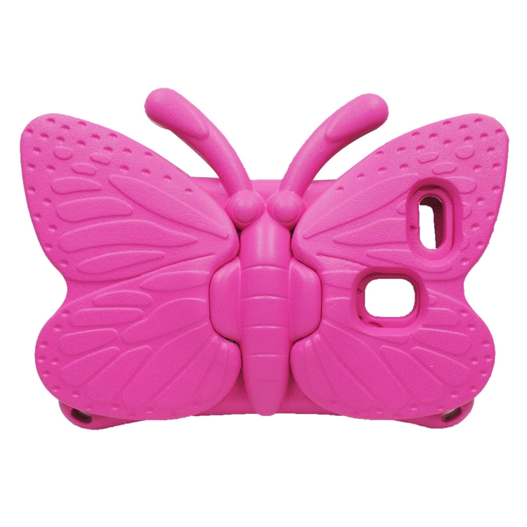 For Huawei MediaPad M5 8.4 / M6 8.4/ M3 8.0 / M3 8.4 / T3 8.0 / Honor Waterplay 8.0 Butterfly Kickstand EVA Children Tablet Case(RoseRed) - free shipping - PMC TechLife - Order now!
