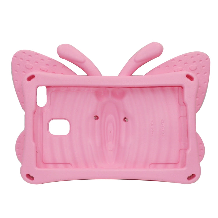 For Huawei MediaPad M5 8.4 / M6 8.4/ M3 8.0 / M3 8.4 / T3 8.0 / Honor Waterplay 8.0 Butterfly Kickstand EVA Children Tablet Case(Pink) - Honor by PMC TechLife | Online Shopping South Africa | PMC TechLife | Buy Now Pay Later Mobicred