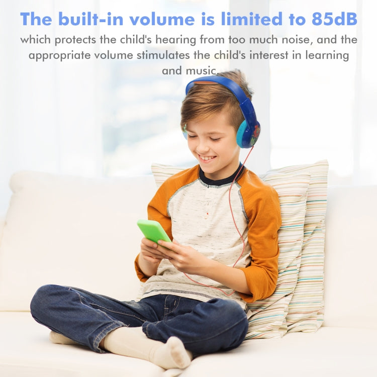 KID101 Portable Cute Children Learning Wired Headphone(Black Yellow) - Multimedia Headset by PMC TechLife | Online Shopping South Africa | PMC TechLife | Buy Now Pay Later Mobicred