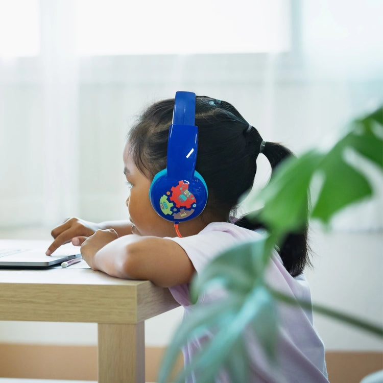 KID101 Portable Cute Children Learning Wired Headphone(Black Red) - Multimedia Headset by PMC TechLife | Online Shopping South Africa | PMC TechLife | Buy Now Pay Later Mobicred