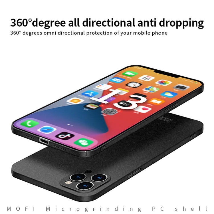 For iPhone 13 Pro Max MOFI Fandun Series Frosted PC Ultra-thin All-inclusive Protective Case (Green) - free shipping - PMC TechLife - Order now!