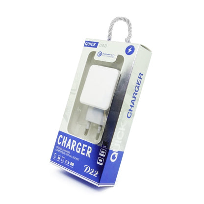 CS-20W Mini Portable PD3.0 + QC3.0 Dual Ports Fast Charger(EU Plug) - USB Charger by PMC Jewellery | Online Shopping South Africa | PMC Jewellery | Buy Now Pay Later Mobicred