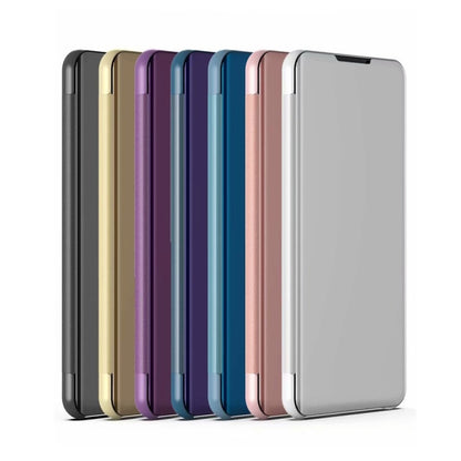 For Xiaomi Mi 11T / 11T Pro Plated Mirror Horizontal Flip Leather Case with Holder(Silver) - Xiaomi Cases by PMC Jewellery | Online Shopping South Africa | PMC Jewellery