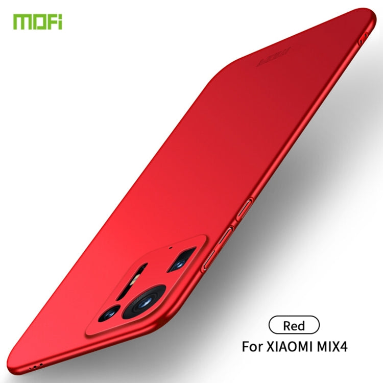 For Xiaomi Mix 4 MOFI Frosted PC Ultra-thin Hard Case(Red) - Xiaomi Cases by MOFI | Online Shopping South Africa | PMC Jewellery