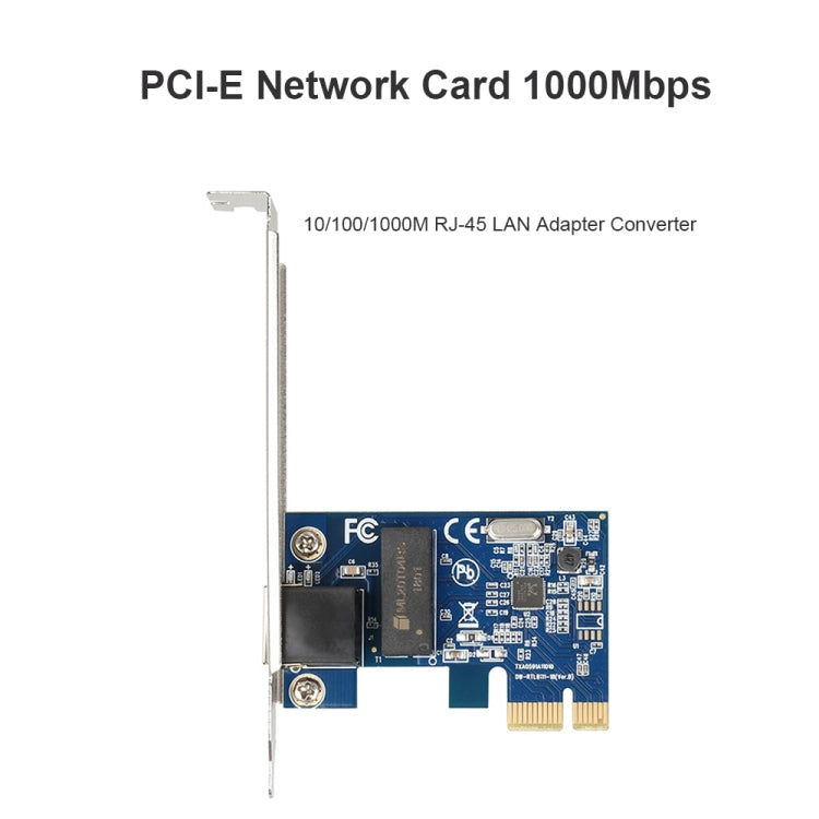 RTL8111F PCIe Gigabit PCI Express Card 10/100 / 1000Mbps RJ45 Lan Ethernet Adapter - USB Network Adapter by PMC Jewellery | Online Shopping South Africa | PMC Jewellery | Buy Now Pay Later Mobicred