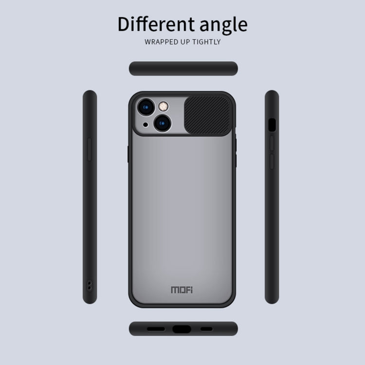 For iPhone 13 MOFI Translucent Frosted PC + TPU Phone Case(Green) - free shipping - PMC TechLife - Order now!
