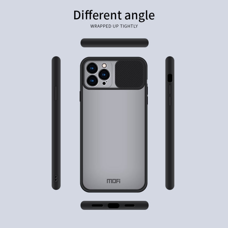 For iPhone 13 Pro Max MOFI Translucent Frosted PC + TPU Phone Case(Blue) - iPhone 13 Cases by MOFI | Online Shopping South Africa | PMC TechLife | Buy Now Pay Later Mobicred