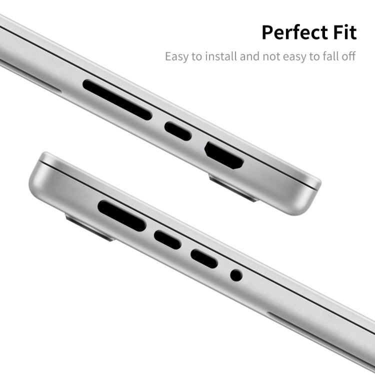 ENKAY Hat-Prince Silicone Anti-dust Plugs for MacBook Air 13.6 2022/2024 A2681 (M2) / A3113 (M3)(Translucent) - Others Accessories by ENKAY | Online Shopping South Africa | PMC TechLife | Buy Now Pay Later Mobicred