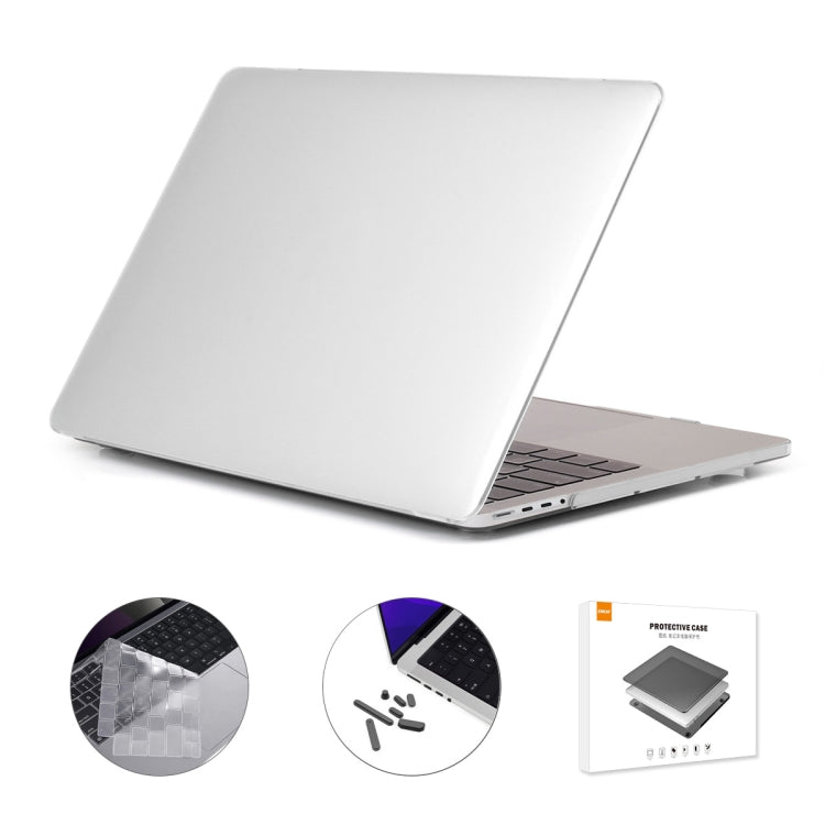 ENKAY Hat-Prince 3 in 1 Crystal Laptop Protective Case + TPU Keyboard Film + Anti-dust Plugs Set for MacBook Pro 16.2 inch A2485 2021/A2880 2023, Version:US Version(Transparent) - free shipping - PMC Jewellery - Order now!