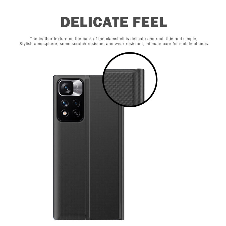 For Samsung Galaxy S22 Ultra 5G Plain Texture Cloth Attraction Flip Holder Leather Phone Case(Dark Blue) - Galaxy S22 Ultra 5G Cases by PMC TechLife | Online Shopping South Africa | PMC TechLife