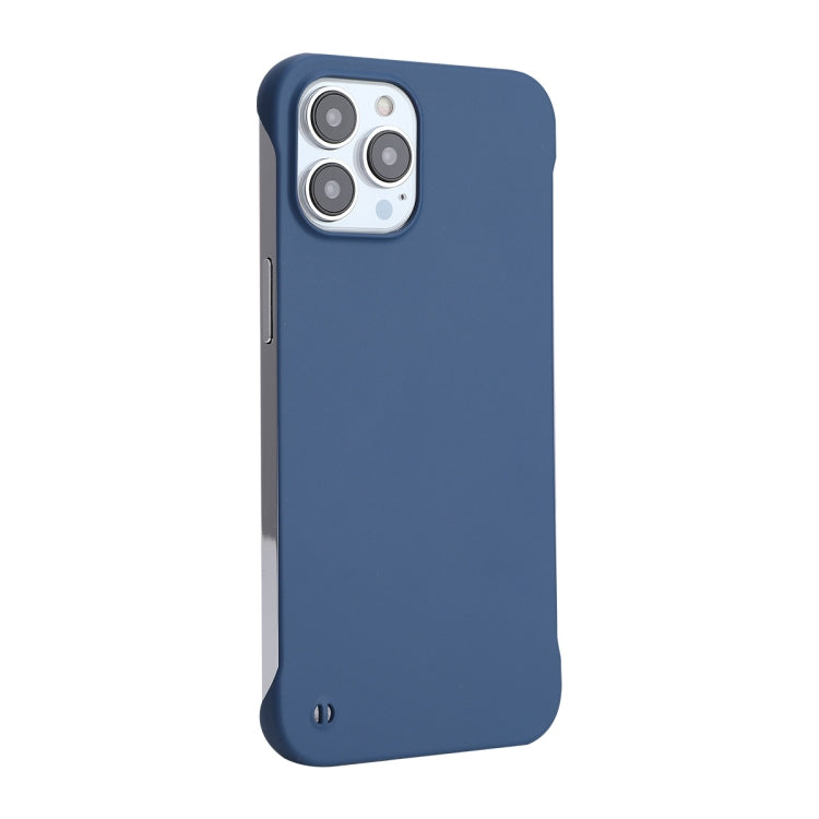 For iPhone 12 / 12 Pro ENKAY Matte Frameless Hard PC Case(Dark Blue) - iPhone 12 / 12 Pro Cases by ENKAY | Online Shopping South Africa | PMC Jewellery | Buy Now Pay Later Mobicred