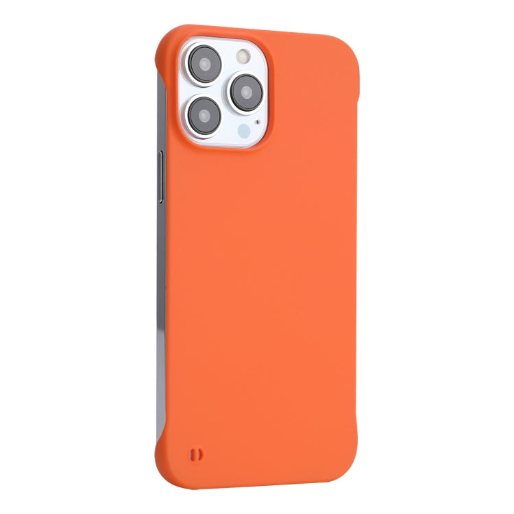 For iPhone 12 Pro Max ENKAY Matte Frameless Hard PC Case(Orange) - iPhone 12 Pro Max Cases by ENKAY | Online Shopping South Africa | PMC Jewellery | Buy Now Pay Later Mobicred