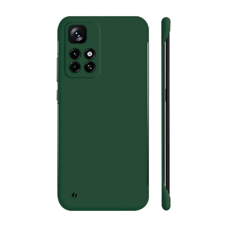 For Xiaomi Redmi Note 11 Pro / Pro+ 5G ENKAY Matte Frameless Hard PC Case(Dark Green) - Xiaomi Cases by ENKAY | Online Shopping South Africa | PMC Jewellery | Buy Now Pay Later Mobicred