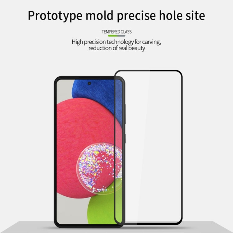 For Samsung Galaxy A53 5G MOFI 9H 2.5D Tempered Glass Full Film(Black) -  by MOFI | Online Shopping South Africa | PMC TechLife | Buy Now Pay Later Mobicred