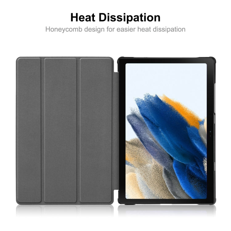 For Samsung Galaxy Tab A8 10.5 2021 ENKAY Custer Texture Leather Smart Tablet Case(Dark Blue) - free shipping - PMc TechLife - Order now!
