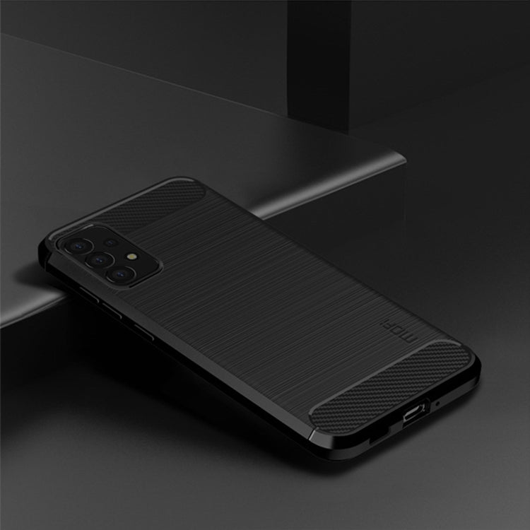 For Samsung Galaxy A53 5G MOFI Gentleness Brushed Carbon Fiber Soft TPU Case(Black) - Galaxy Phone Cases by MOFI | Online Shopping South Africa | PMC Jewellery