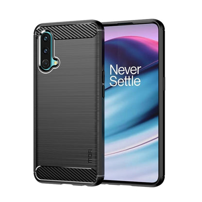 For OnePlus Nord CE 5G MOFI Gentleness Brushed Carbon Fiber Soft TPU Case(Black) - OnePlus Cases by MOFI | Online Shopping South Africa | PMC Jewellery