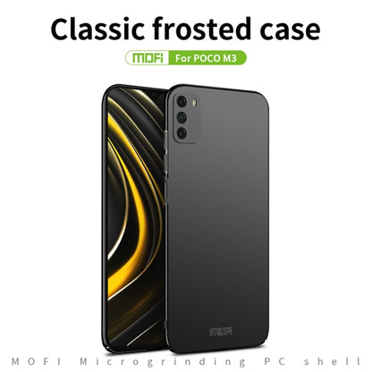 For Xiaomi Poco M3 / Redmi 9T MOFI Frosted PC Ultra-thin Hard Case(Red) - Xiaomi Cases by MOFI | Online Shopping South Africa | PMC Jewellery