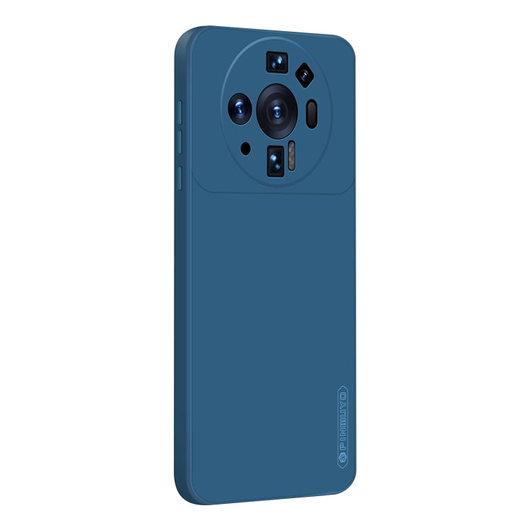 For Xiaomi 12S Ultra PINWUYO Sense Series Liquid Silicone TPU Mobile Phone Case(Blue) - More Brand by PINWUYO | Online Shopping South Africa | PMC Jewellery | Buy Now Pay Later Mobicred