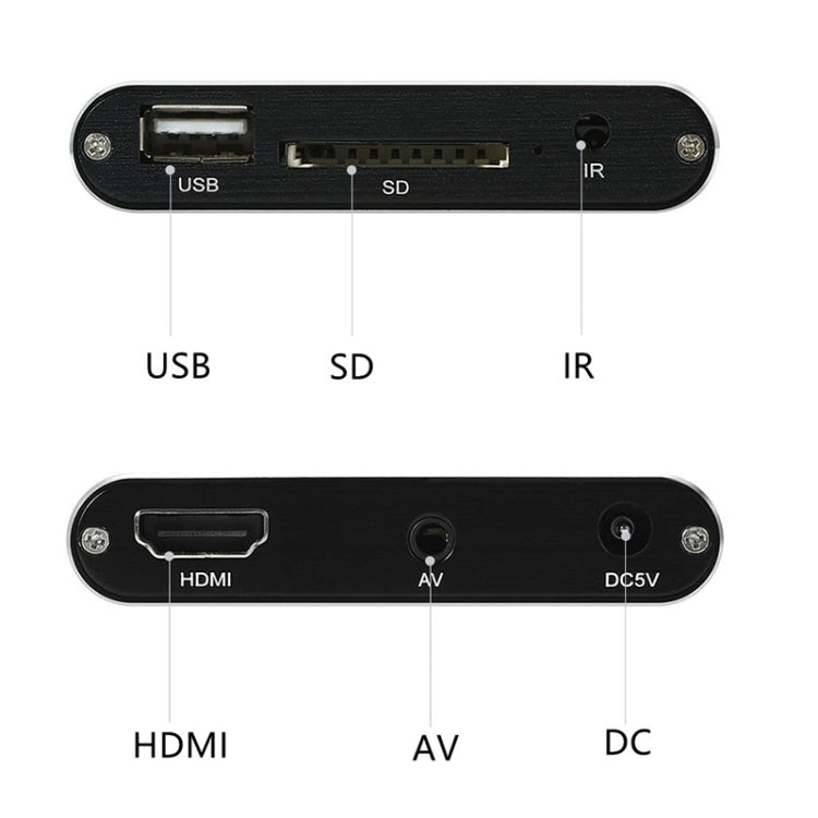 X9 HD Multimedia Player 4K Video Loop USB External Media Player AD Player(UK  Plug) - Multimedia Player by PMC TechLife | Online Shopping South Africa | PMC TechLife | Buy Now Pay Later Mobicred