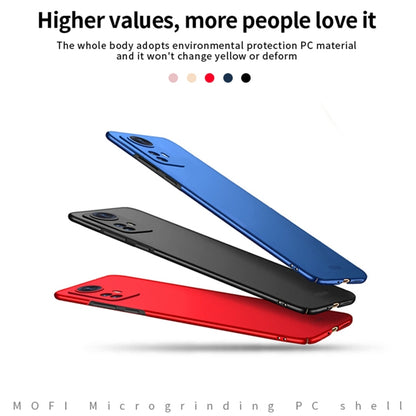 For Xiaomi 12 / 12X MOFI Frosted PC Ultra-thin Hard Phone Case(Blue) - Xiaomi Cases by MOFI | Online Shopping South Africa | PMC Jewellery