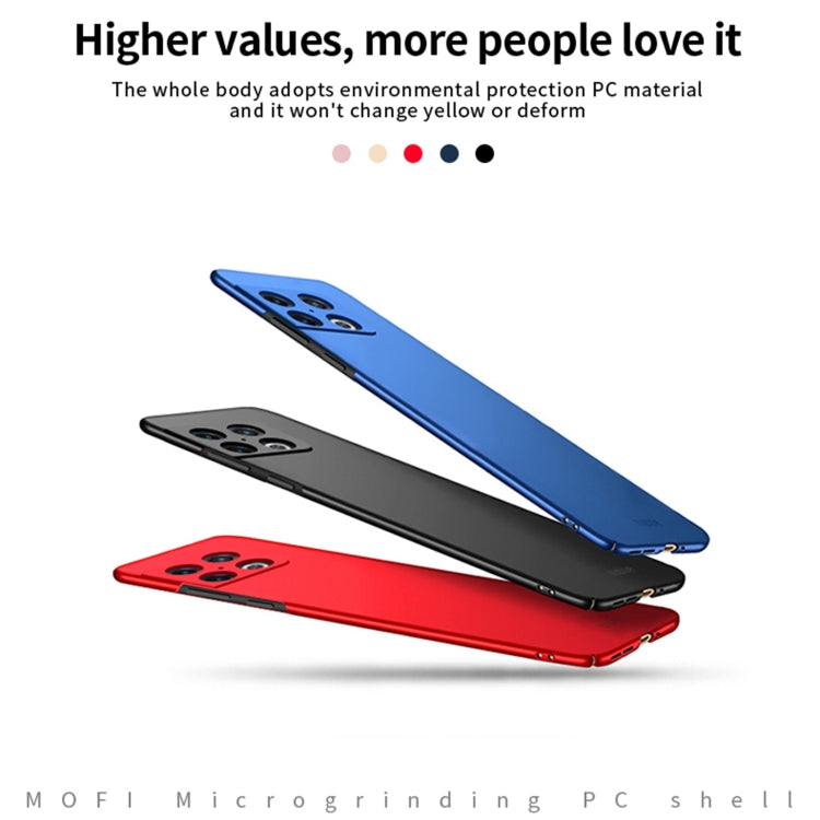 For OnePlus 10 Pro MOFI Frosted PC Ultra-thin Hard Phone Case(Red) - OnePlus Cases by MOFI | Online Shopping South Africa | PMC Jewellery