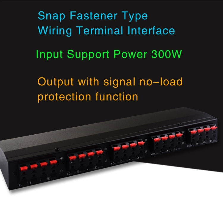 100W 2 In 8 Out Power Amplifier Loudspeaker Box Switcher -  by PMC TechLife | Online Shopping South Africa | PMC TechLife | Buy Now Pay Later Mobicred