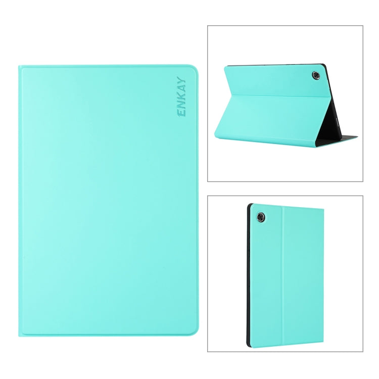For Samsung Galaxy Tab A8 10.5 2021 X200/X205 ENKAY Leather Stand Smart Tablet Case(Green) - free shipping - PMc TechLife - Order now!